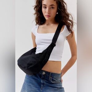 EUC BAGGU Medium Nylon Crescent Bag